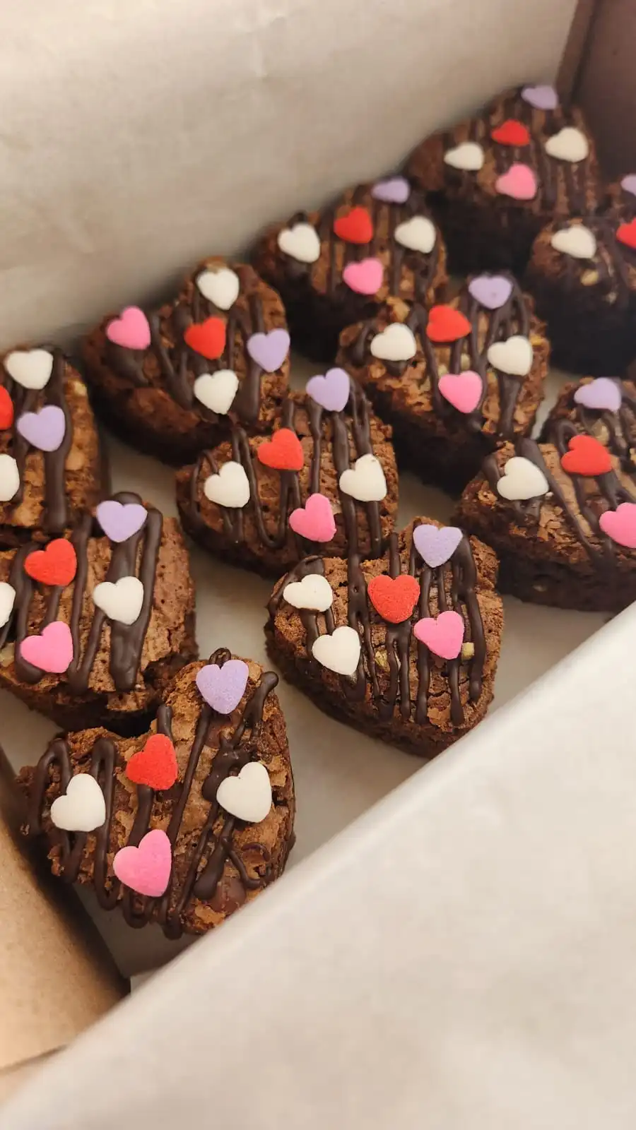 Brownie hearts